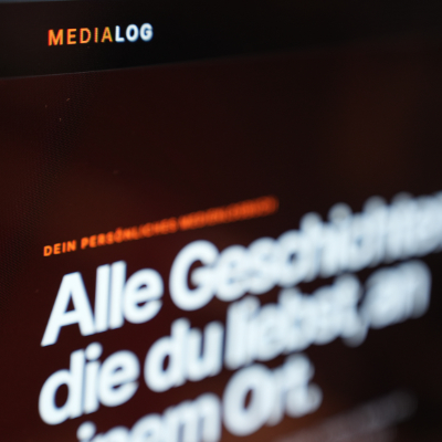 Screenshot von MediaLog